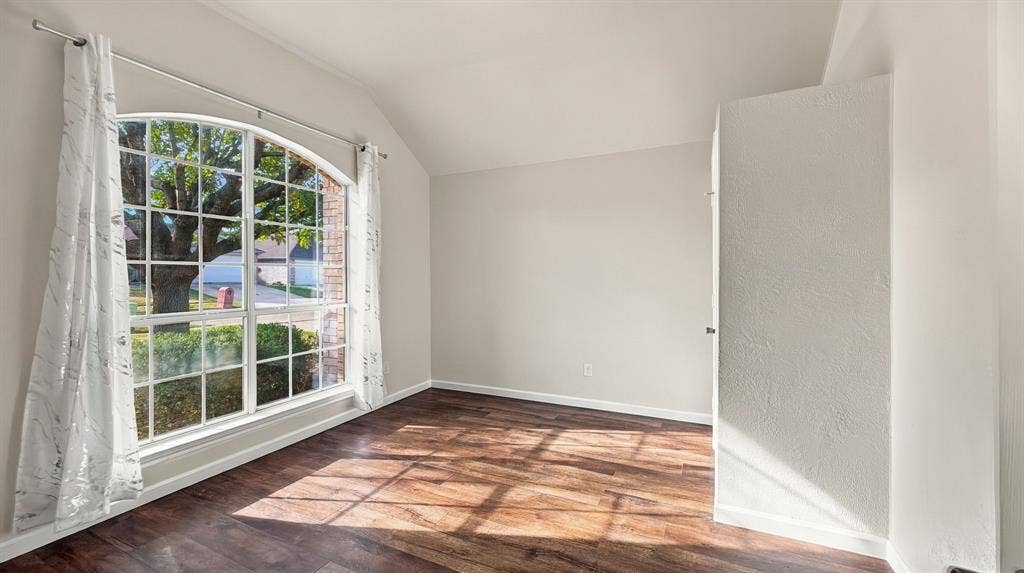 Front room with colset can be used as and office or additional bedroom