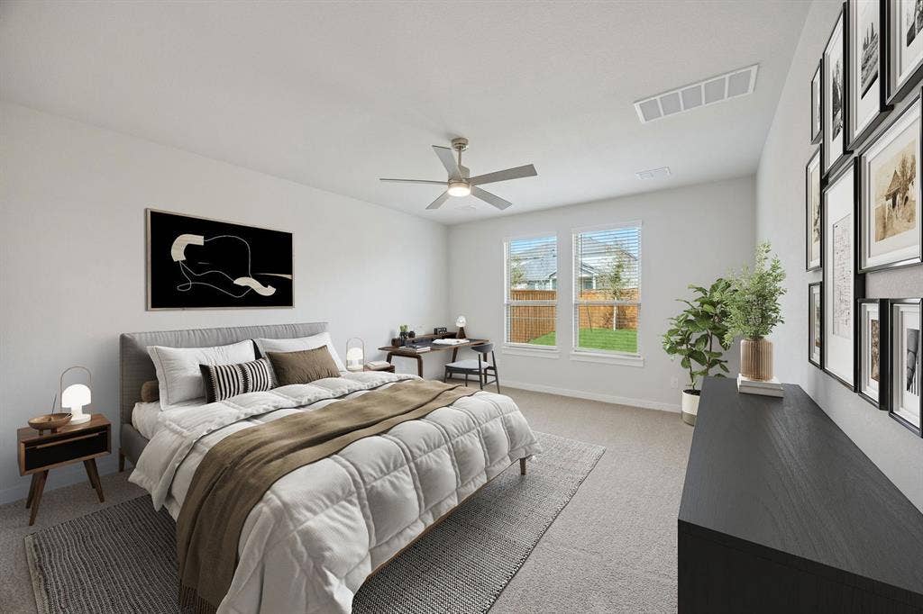 2118 Sunshining Road, Princeton, TX 75407 Primary Suite in the Masters home plan – REPRESENTATIVE PHOTO