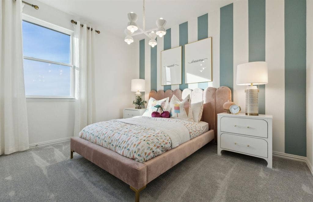 1433 Holmes Street, Celina, TX 75009 *Model Representation - Spacious secondary bedroom with large windows