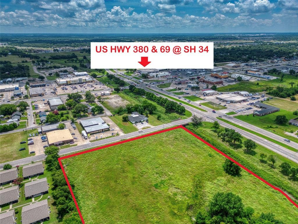 0000 King Street, Greenville, TX 75401 Expansive plot of land with frontage on a primary thoroughfare and proximity to established commercial infrastructure