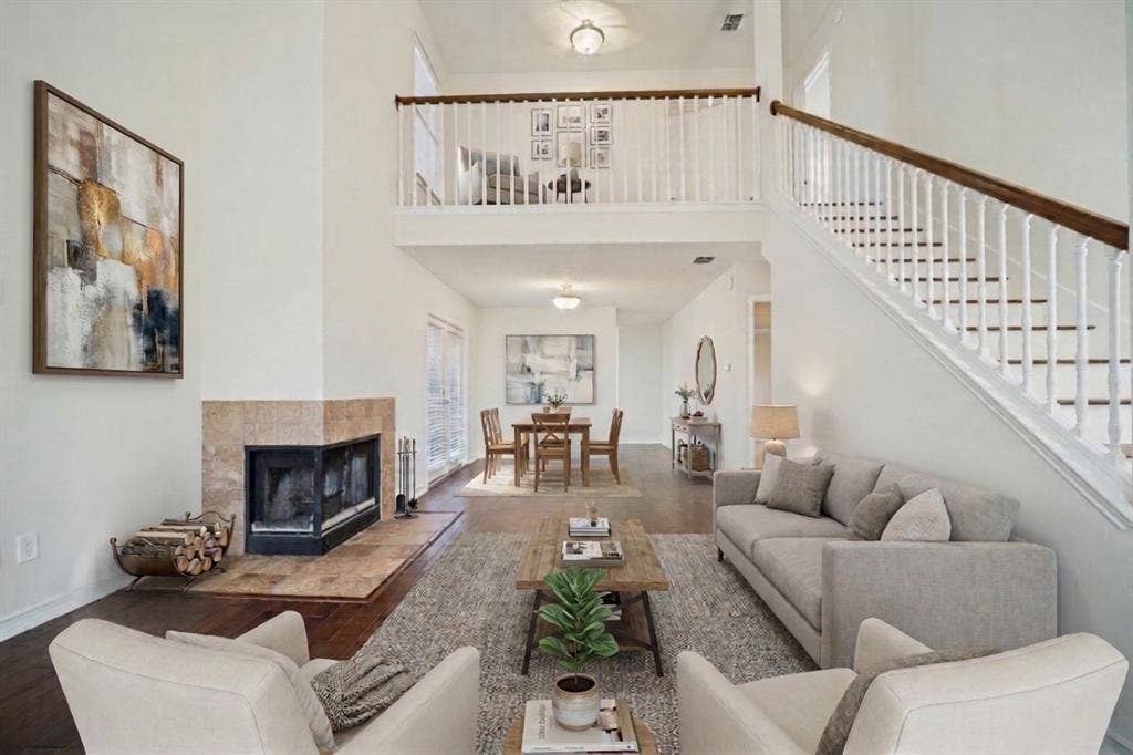 3115 Sara Drive, Rowlett, TX 75088 This picture has been virtually staged.