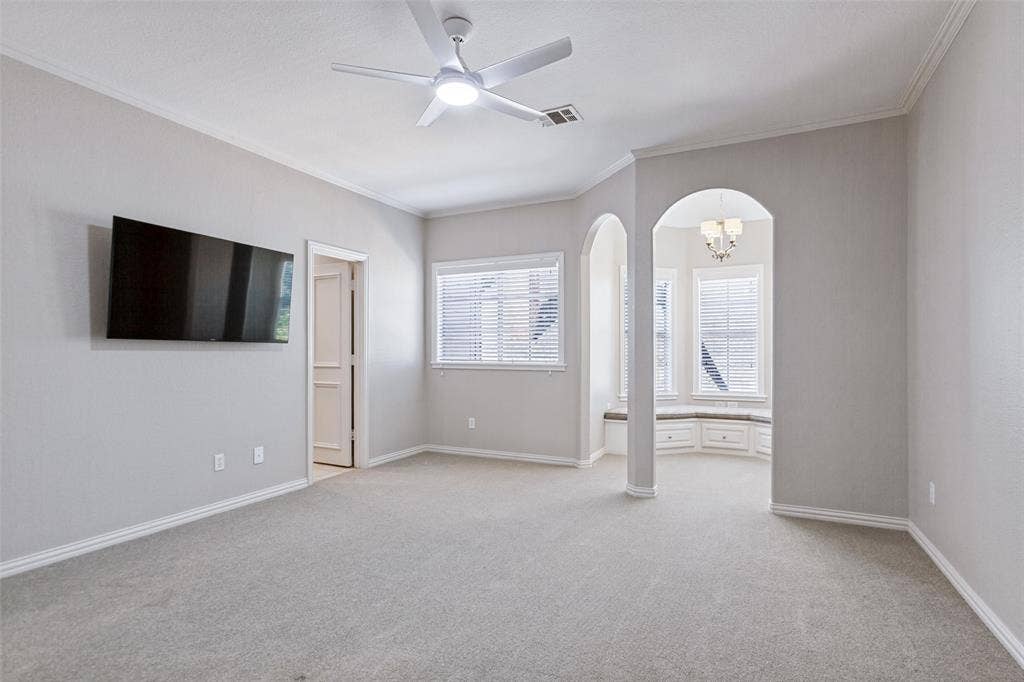 6467 Orchid Lane, Dallas, TX 75230 Another Bedroom with a private enclave and window seat!