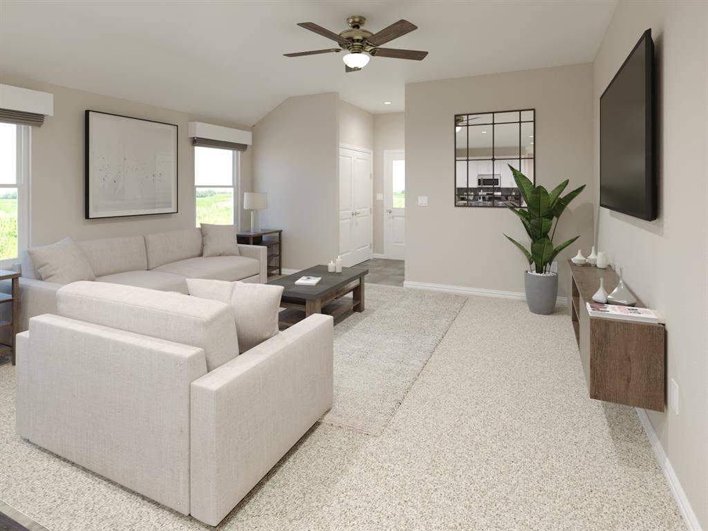 Photo is not of the actual home, but is an inspirational photo of builder’s model home and may depict options, furnishings, and/or decorator features that are not included.