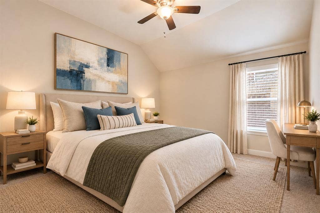 Bedroom 4 virtually staged