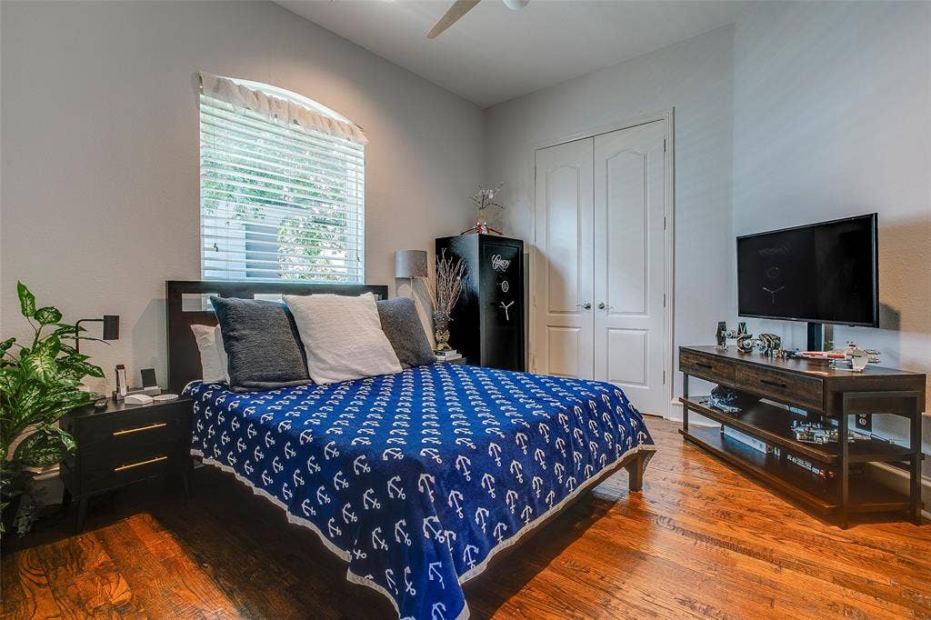 Hardwood flooring with a rich finish