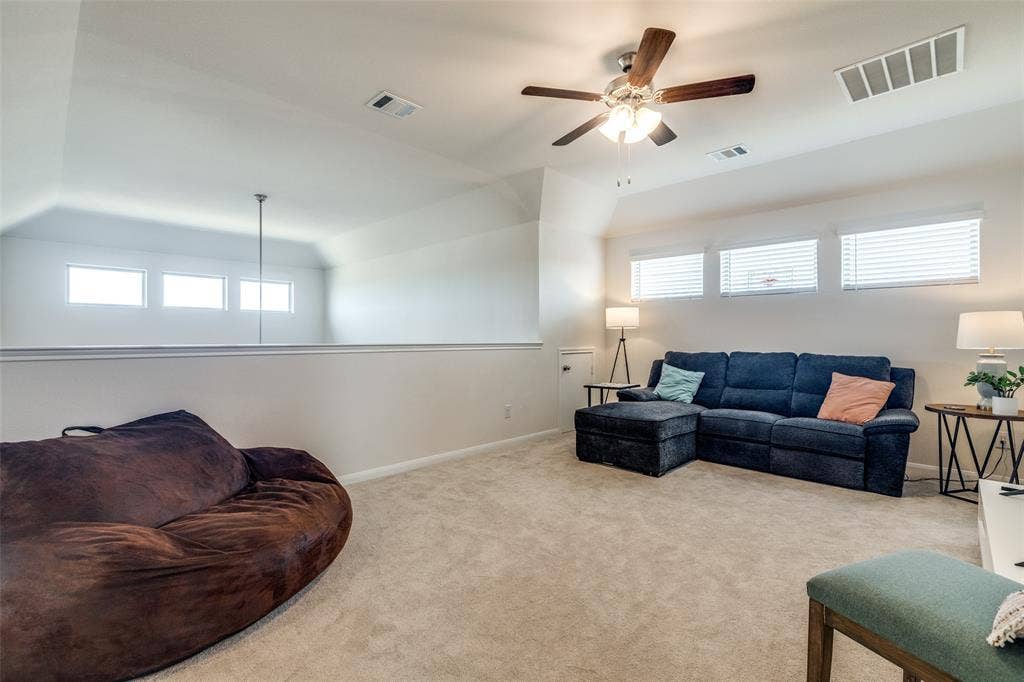 game room upstairs. Non furnished but some furniture is negotiable or case by case.