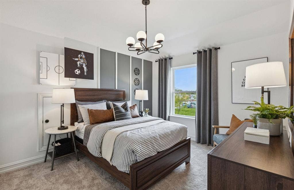 1437 Corleone Lane, Celina, TX 75009 *Model Representation - Spacious secondary bedroom
