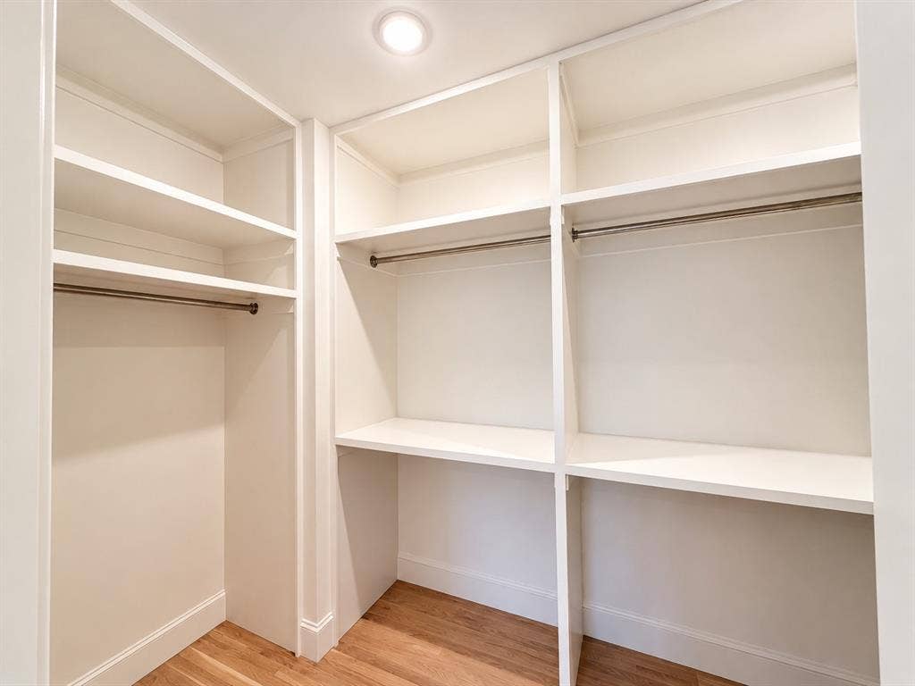 Primary closet