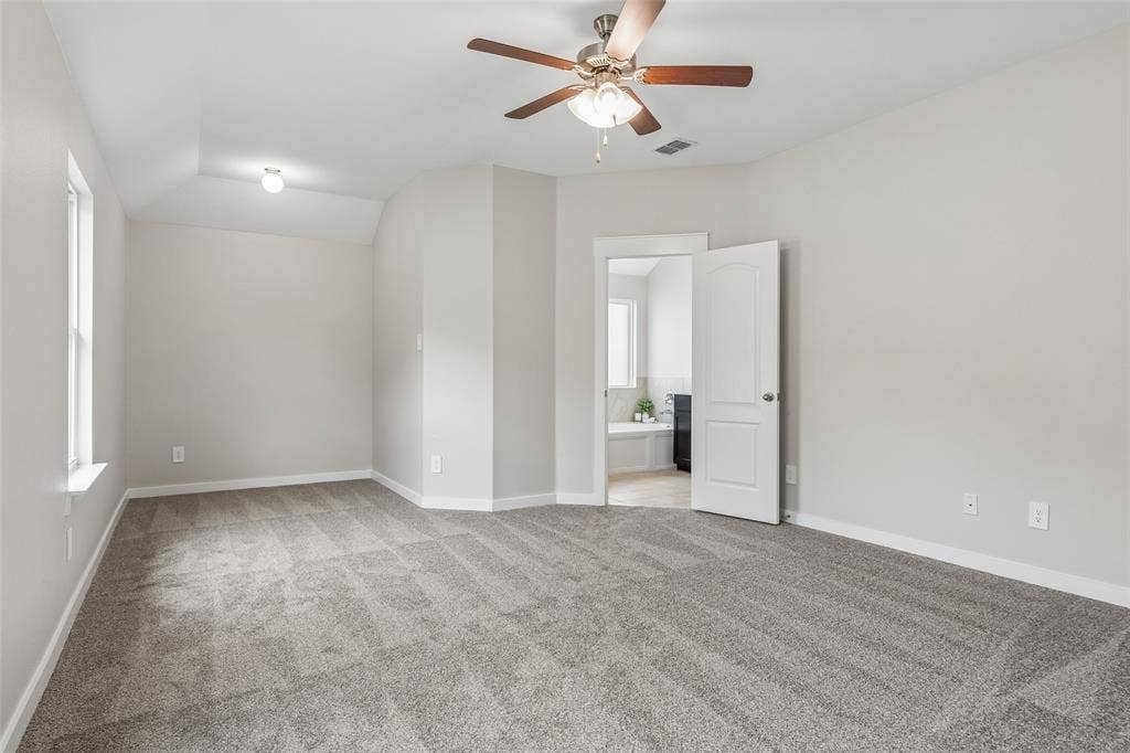 Empty Primary bedroom waiting for your personal design