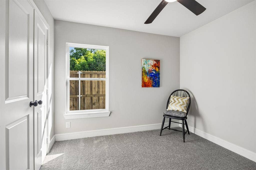 407 Frank Street, Terrell, TX 75160 407 Frank guest room number 2 with ceiling fan