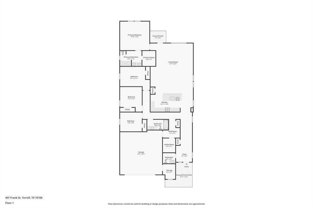 407 Frank Street, Terrell, TX 75160 407 Frank offering the Colorado floor plan