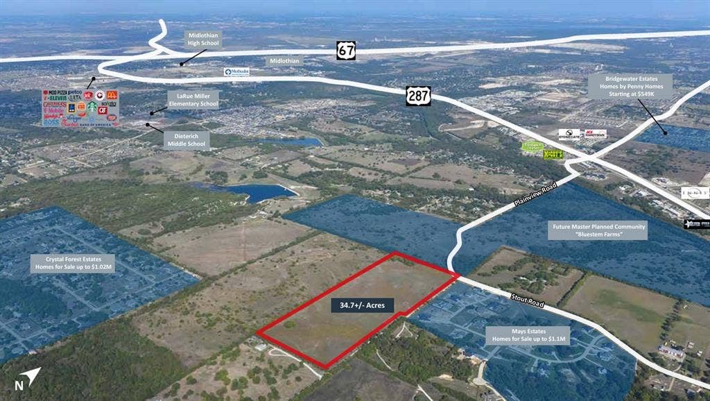 0 Stout Road, Midlothian, TX 76065 0 Stout Road, Midlothian, TX 76065