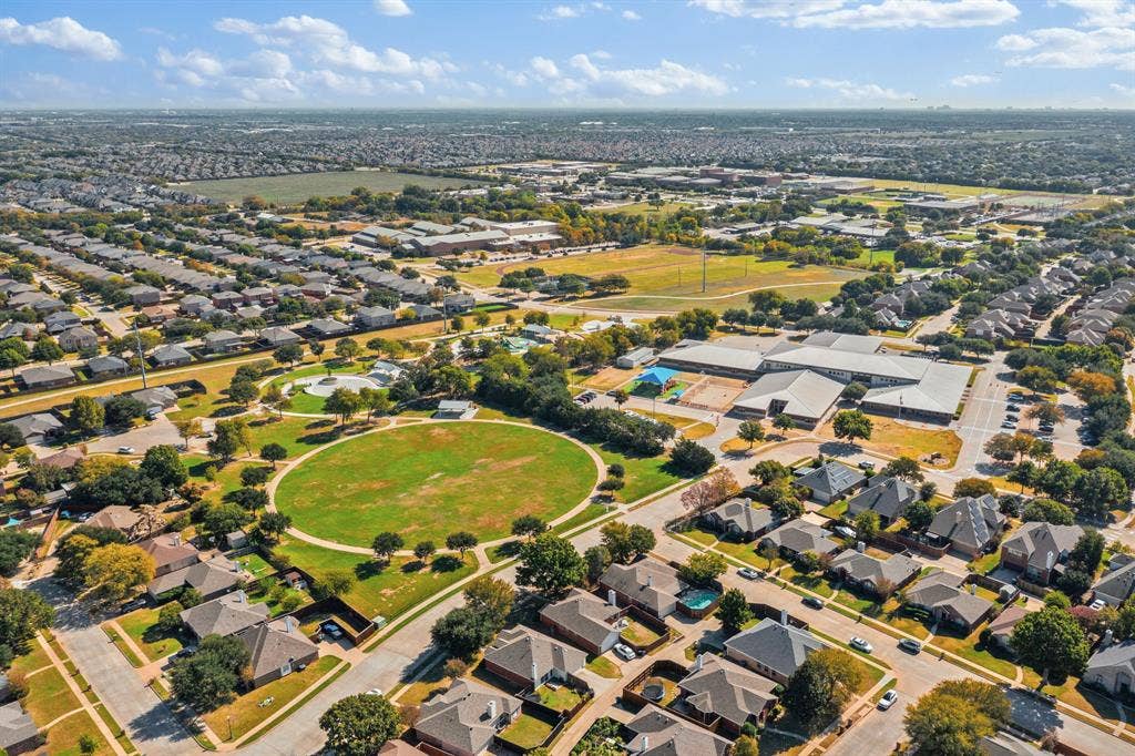 11414 Ocean Road, Frisco, TX 75035 Aerial view of neighborhood park