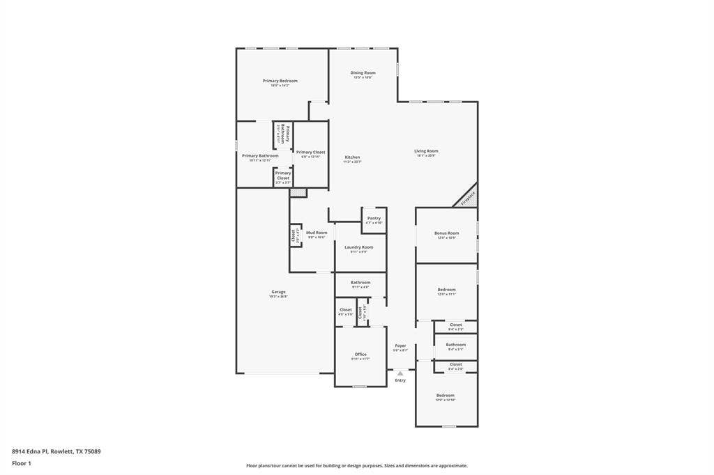 8914 Edna Place, Rowlett, TX 75089