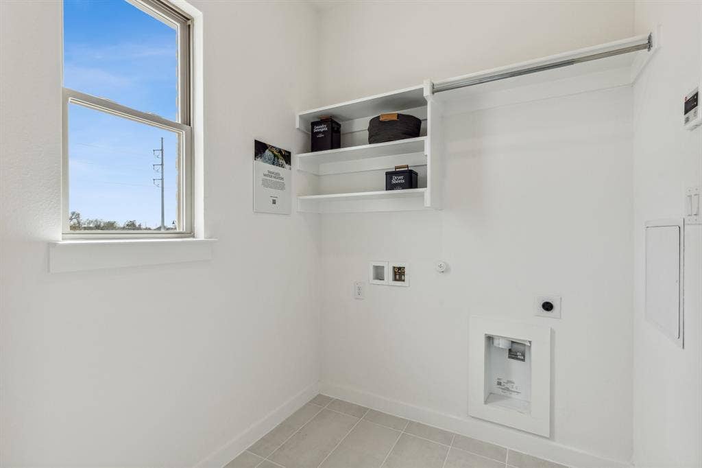 4409 Rustic Ridge Drive, McKinney, TX 75071 Utility Room in the Van Gogh II home plan – REPRESENTATIVE PHOTO