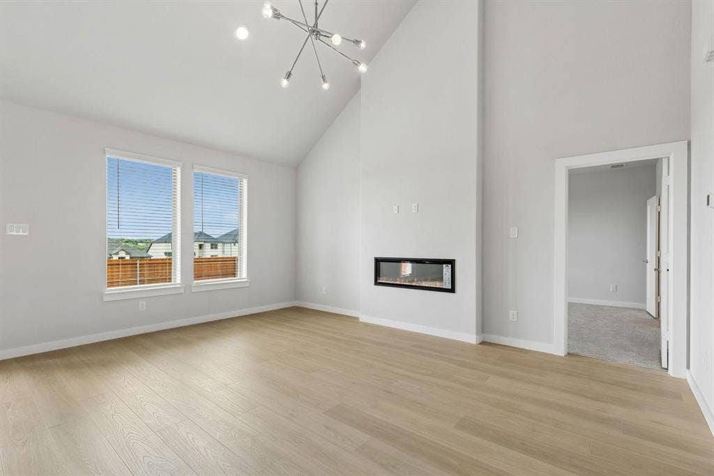 4724 Carina Road, McKinney, TX 75071 Living Room in the Winters home plan – REPRESENTATIVE PHOTO
