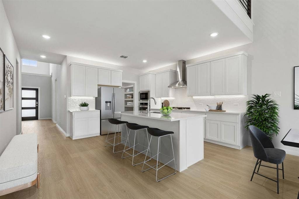 4724 Carina Road, McKinney, TX 75071 Kitchen in the Winters home plan – REPRESENTATIVE PHOTO
