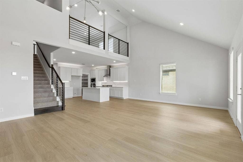 4724 Carina Road, McKinney, TX 75071 Open Floor Plan in the Winters home plan – REPRESENTATIVE PHOTO