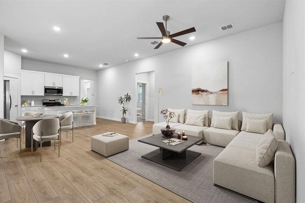 Living Room in the Cypress home plan - REPRESENTATIVE PHOTO