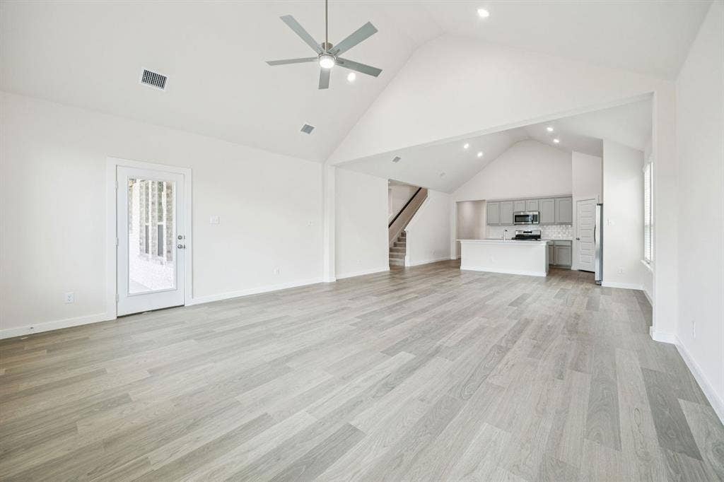 6003 Broadacre Drive, Princeton, TX 75071 Living Room in the Claret home plan – REPRESENTATIVE PHOTO