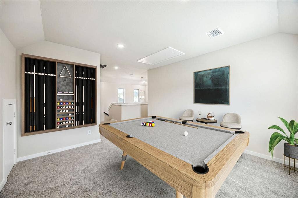 1100 Old Stead Drive, Princeton, TX 75071 Game Room in the Willow home plan – REPRESENTATIVE PHOTO