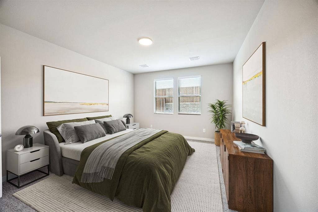 1100 Old Stead Drive, Princeton, TX 75071 Primary Suite in the Willow home plan – REPRESENTATIVE PHOTO