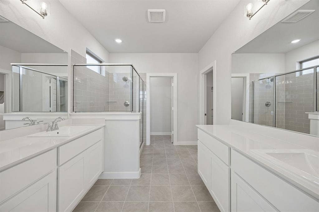 Primary Bathroom in the Wimbledon home plan – REPRESENTATIVE PHOTO