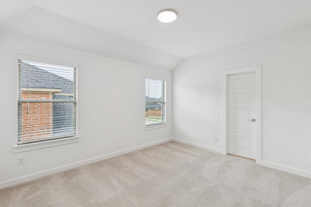 Bedroom in the Da Vinci II home plan – REPRESENTATIVE PHOTO