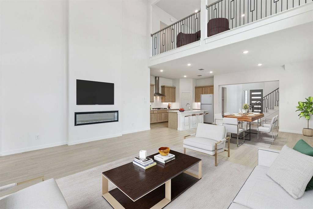 Open Floor Plan in the Da Vinci II home plan – REPRESENTATIVE PHOTO