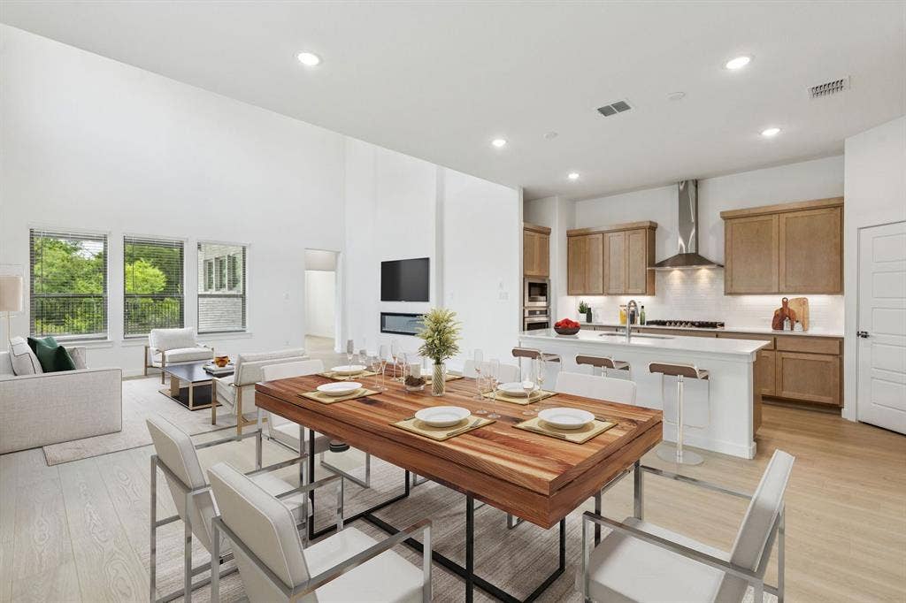 Open Floor Plan in the Da Vinci II home plan – REPRESENTATIVE PHOTO