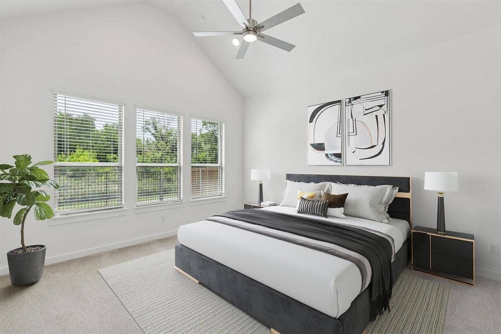 4720 Carina Road, McKinney, TX 75071 Primary Suite in the Da Vinci II home plan – REPRESENTATIVE PHOTO