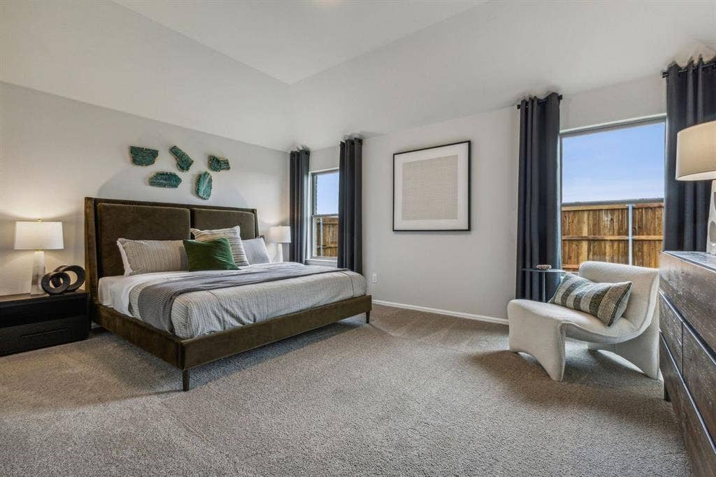 Primary Suite in the Turquoise home plan – REPRESENTATIVE PHOTO