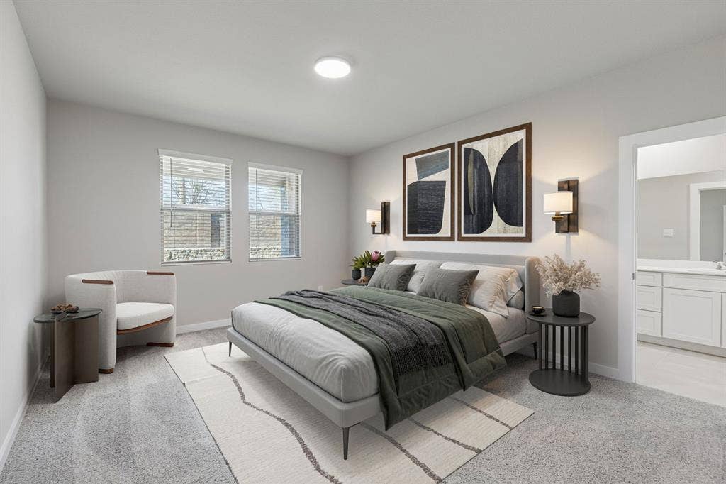 2025 Steeplechase Lane, Seagoville, TX 75159 Primary Suite in the Holden home plan – REPRESENTATIVE PHOTO