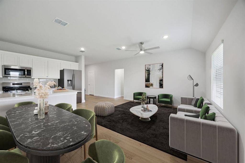 Living Room in the Hadley home plan – REPRESENTATIVE PHOTO