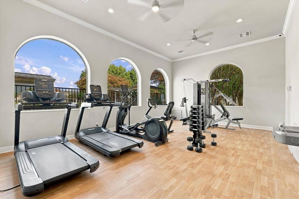 Skip the expensive gym membership! Enjoy the community fitness center directly across the street from your home, making it easy to stay active on your schedule.