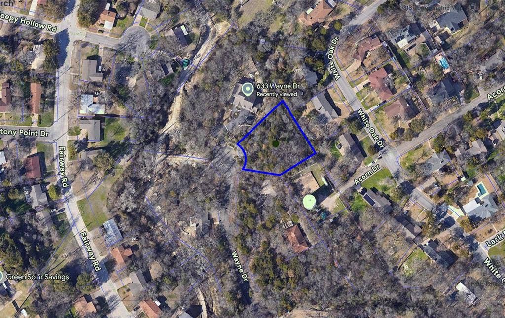 Aerial Survey Map. Illustrating the physical boundaries and geographic positioning of the property
