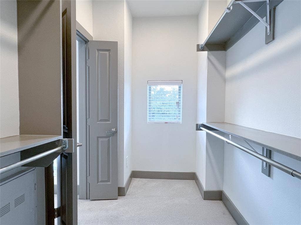 4020 McEwen Road, #4103, Farmers Branch, TX 75244 Spacious closet with light carpet