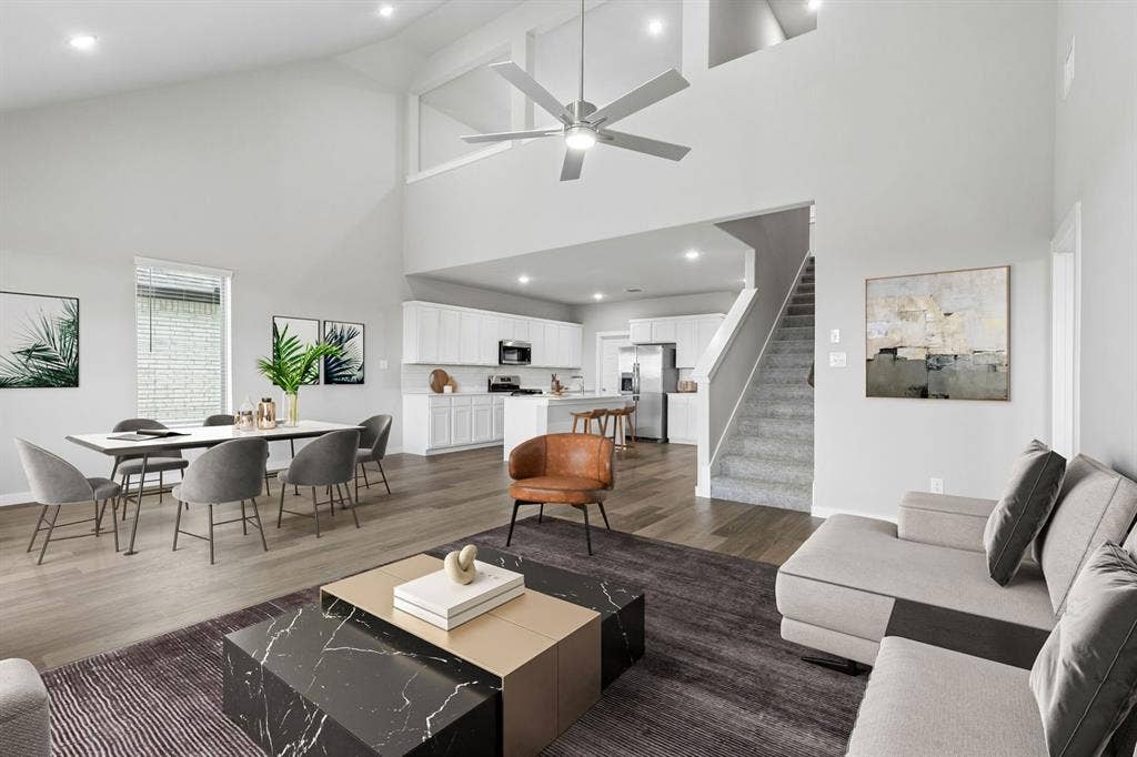 710 River Ridge Drive, McKinney, TX 75071 Open Floor Plan in the Winters home plan – REPRESENTATIVE PHOTO