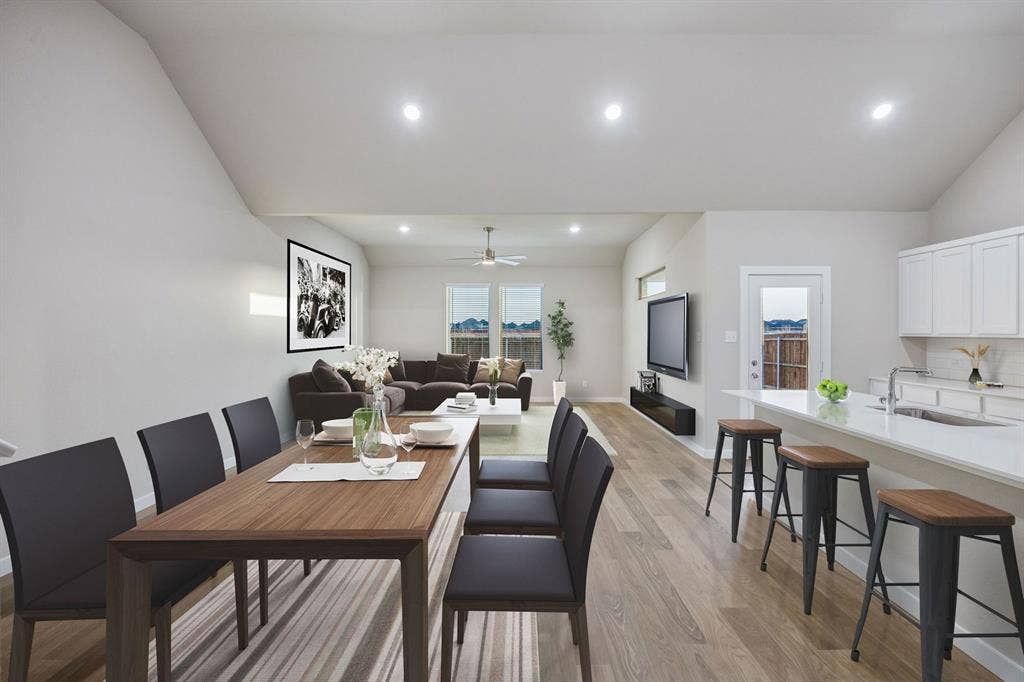 Open First Floor in the Wimbledon home plan – REPRESENTATIVE PHOTO