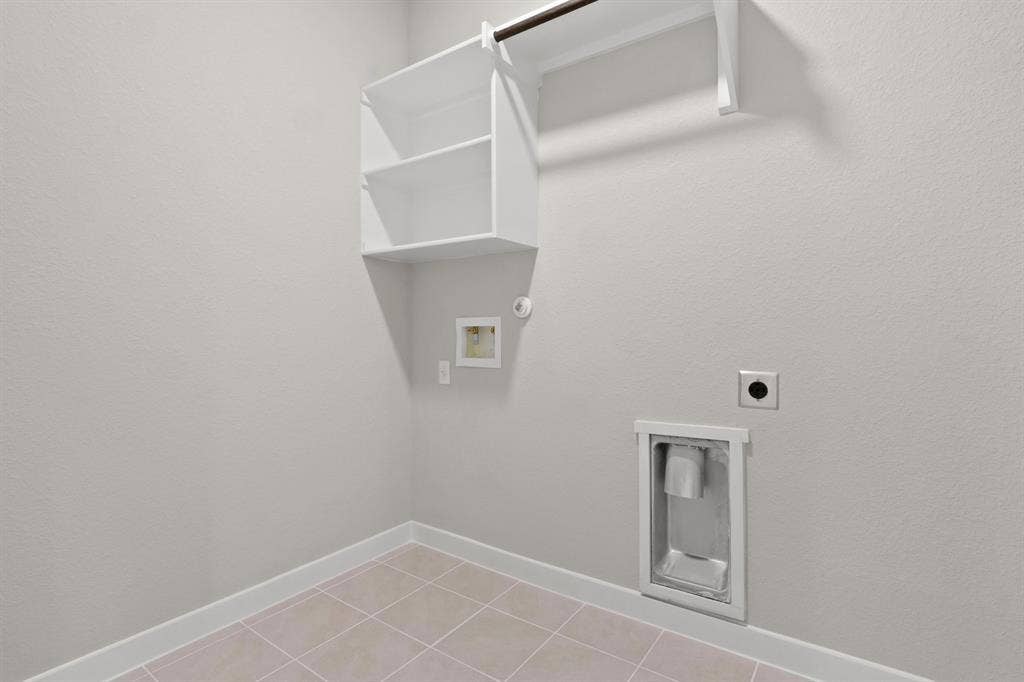 Utility room in the Willow home plan – REPRESENTATIVE PHOTO