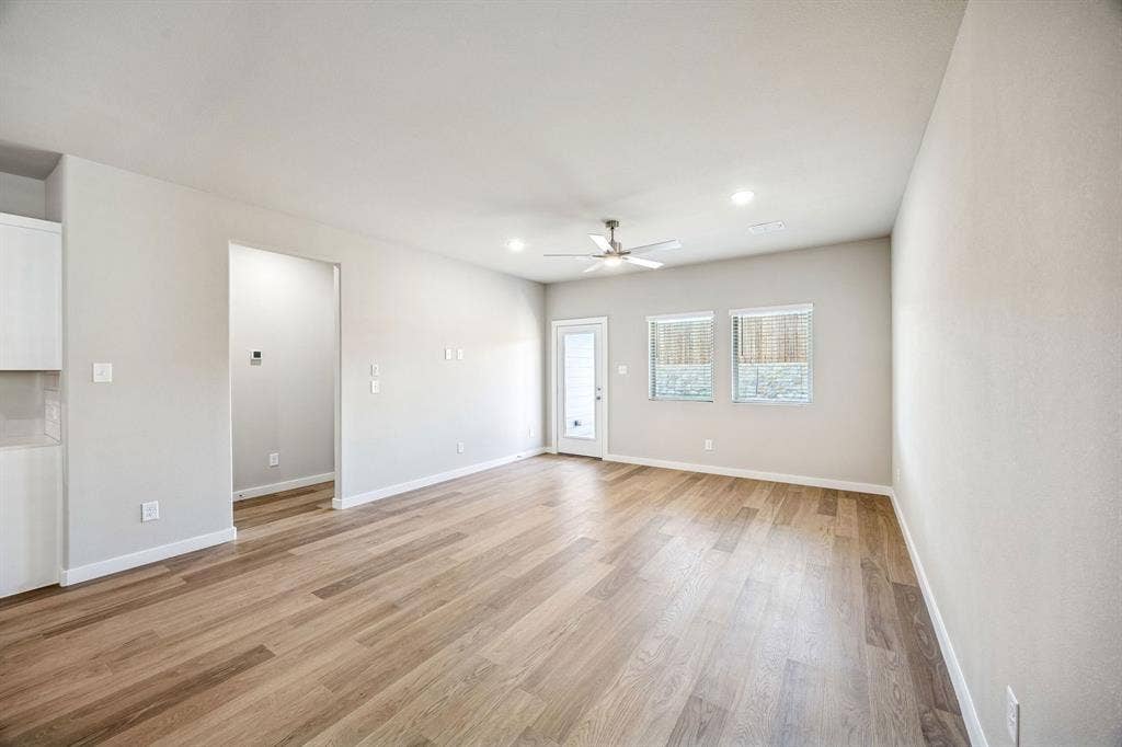 Living and Dining Room in the Willow home plan – REPRESENTATIVE PHOTO