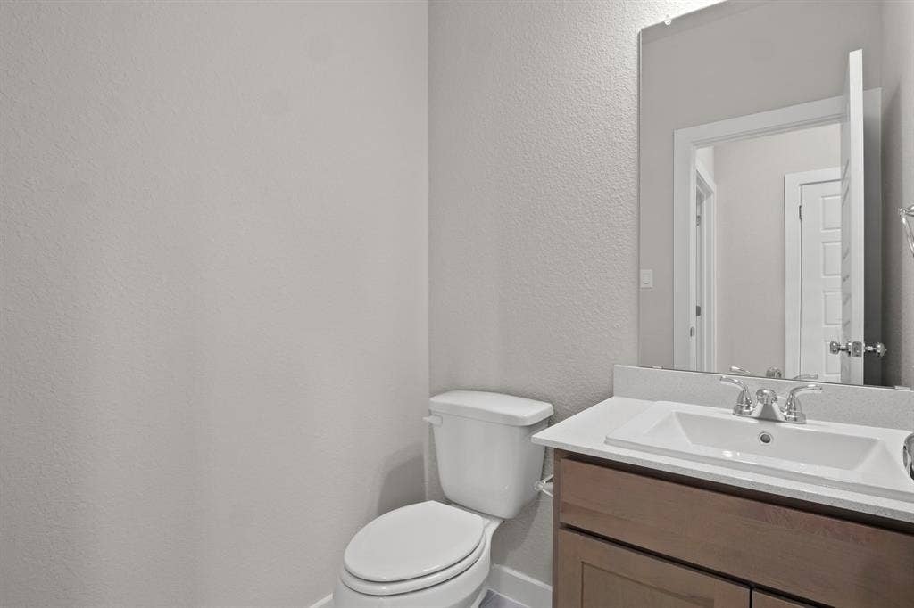 Bathroom in the Willow home plan – REPRESENTATIVE PHOTO