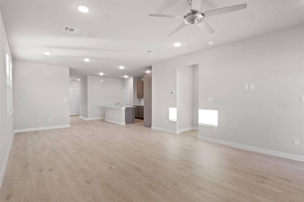 Living Room in the Willow home plan – REPRESENTATIVE PHOTO
