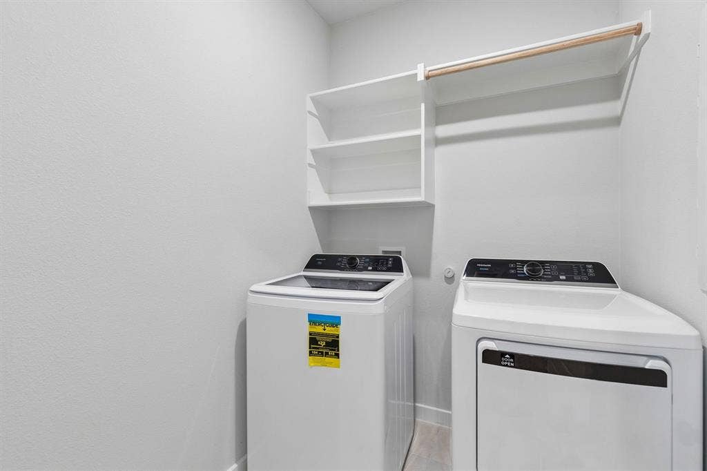 706 River Ridge Drive, Princeton, TX 75071 Utility Room in the Oscar home plan – REPRESENTATIVE PHOTO
