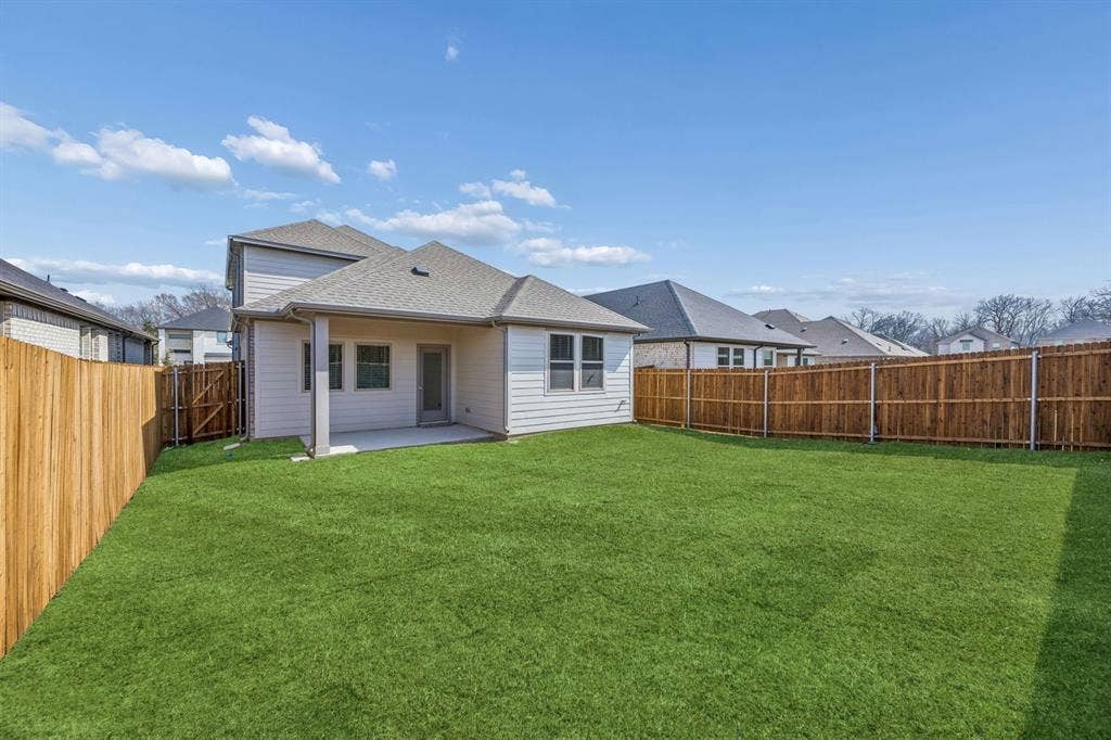 Covered Patio in the Willow home plan – REPRESENTATIVE PHOTO