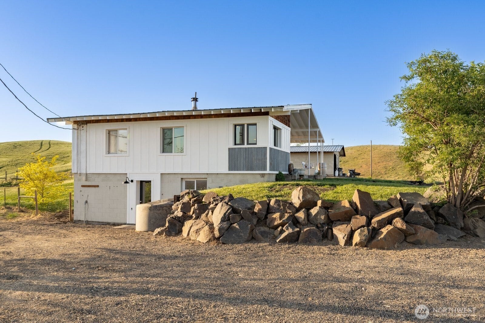 Side view of home