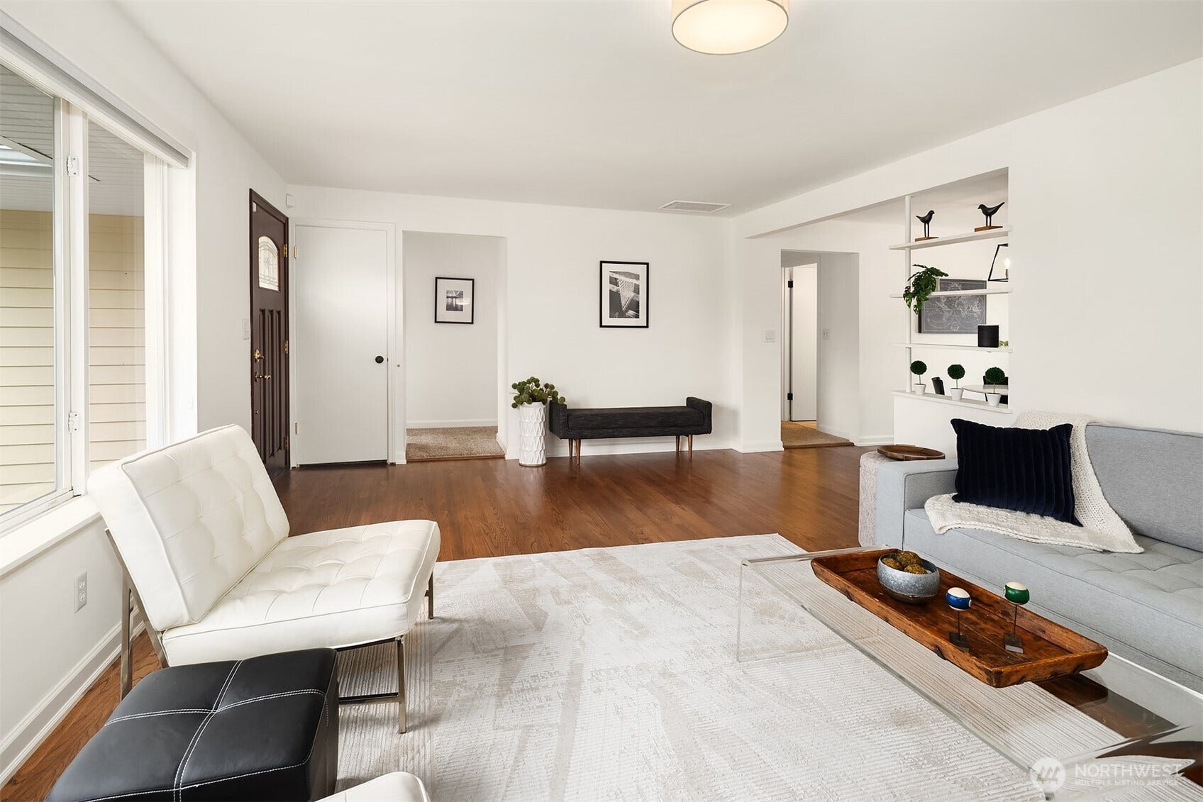 Large, flexible living room.