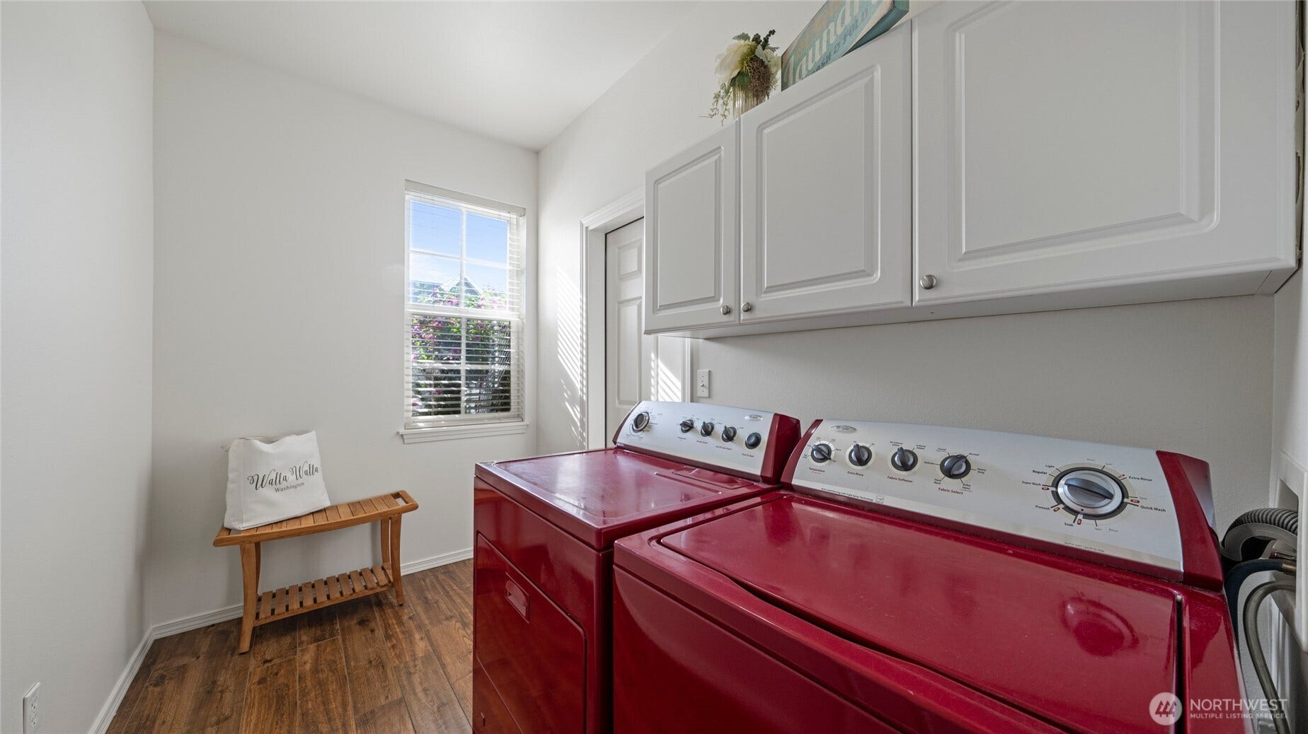 Utility room and garage door