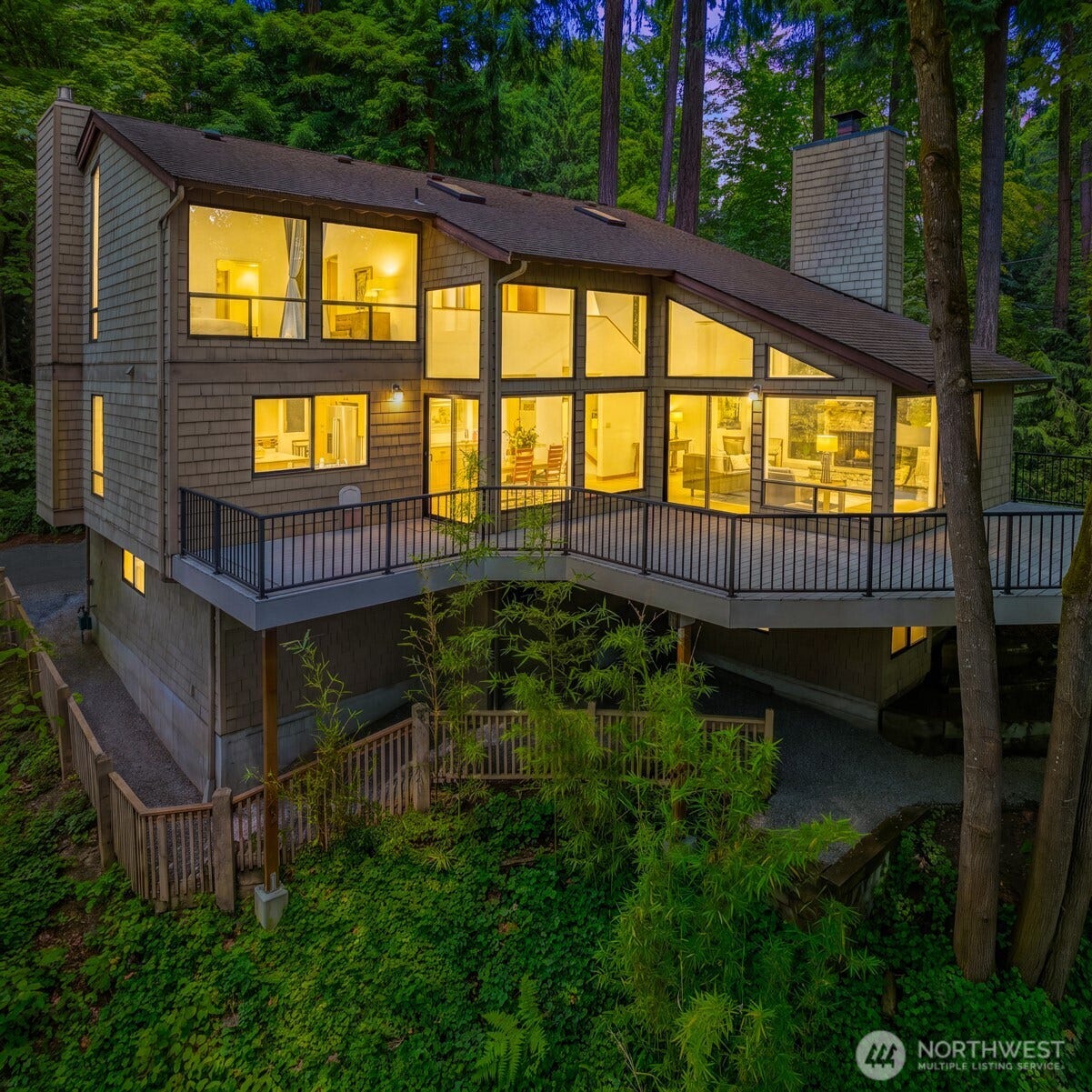 4336 E Mercer Way, Mercer Island, WA 98040 Ultra-private 1/3 acre setting surrounded by lush, native greenery.