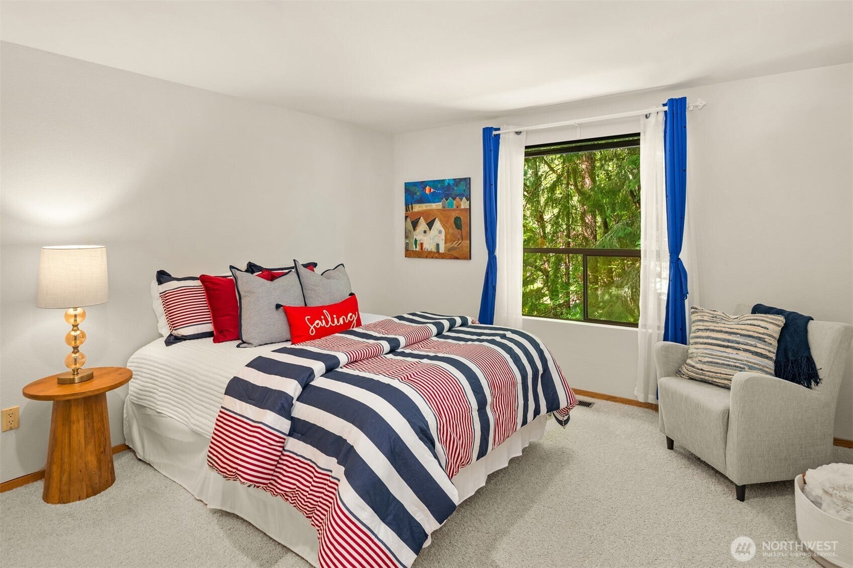 4336 E Mercer Way, Mercer Island, WA 98040 Second upstairs bedrooms with serene, sylvan views.